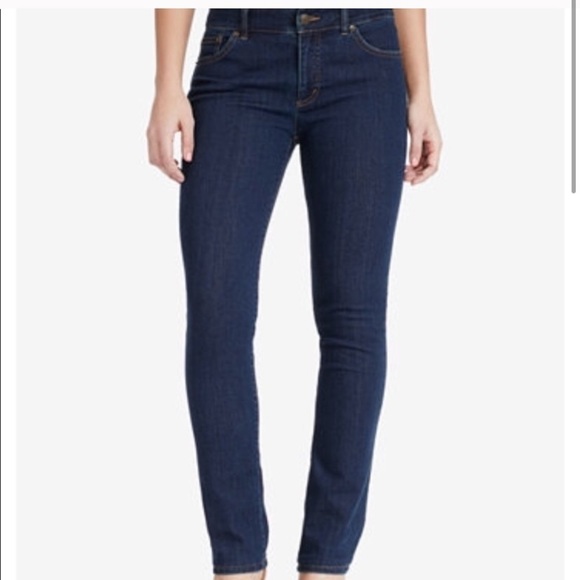 Lauren Ralph Lauren Premier Straight Jean sz 4 - Picture 1 of 4